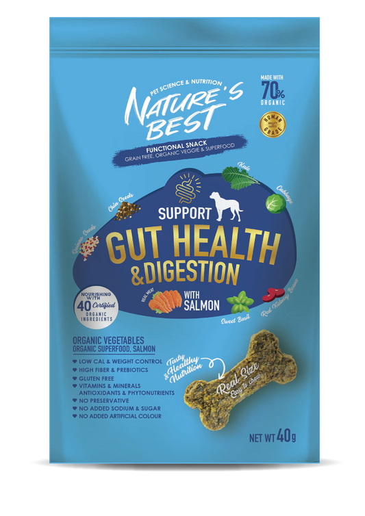 Nature's Best Gut Health & Digestion Salmon Grain-Free Dog Treats