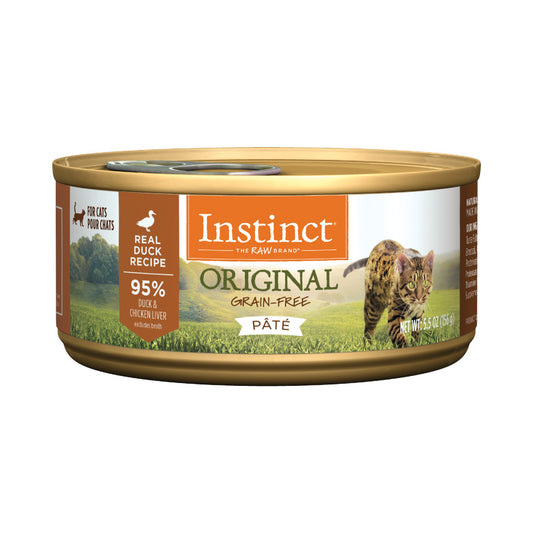 Instinct Original Grain-Free Pate Real Duck Recipe Canned Cat