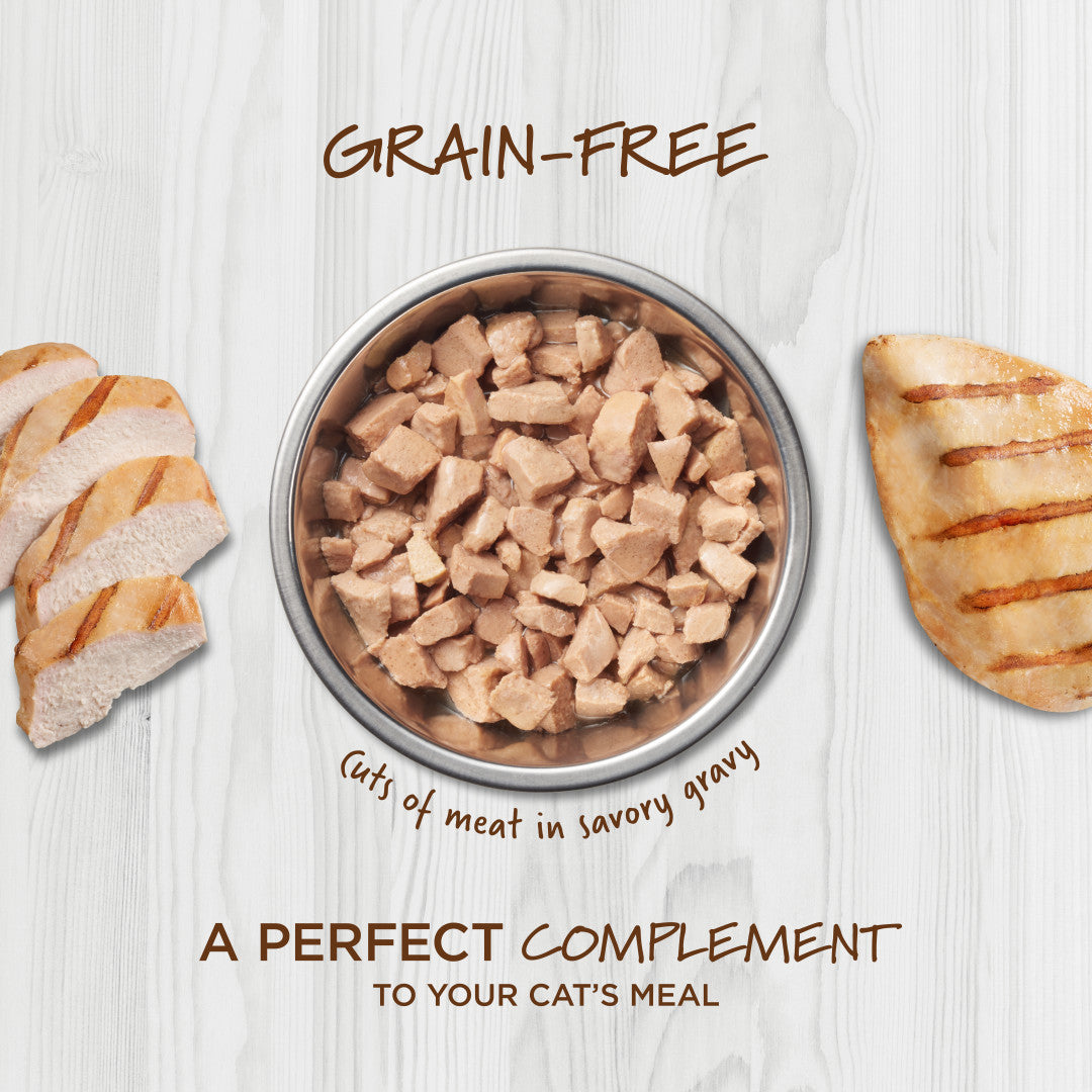 Instinct Healthy Cravings Grain-Free Real Chicken Recipe in Savory Gravy Wet Cat Food Topper