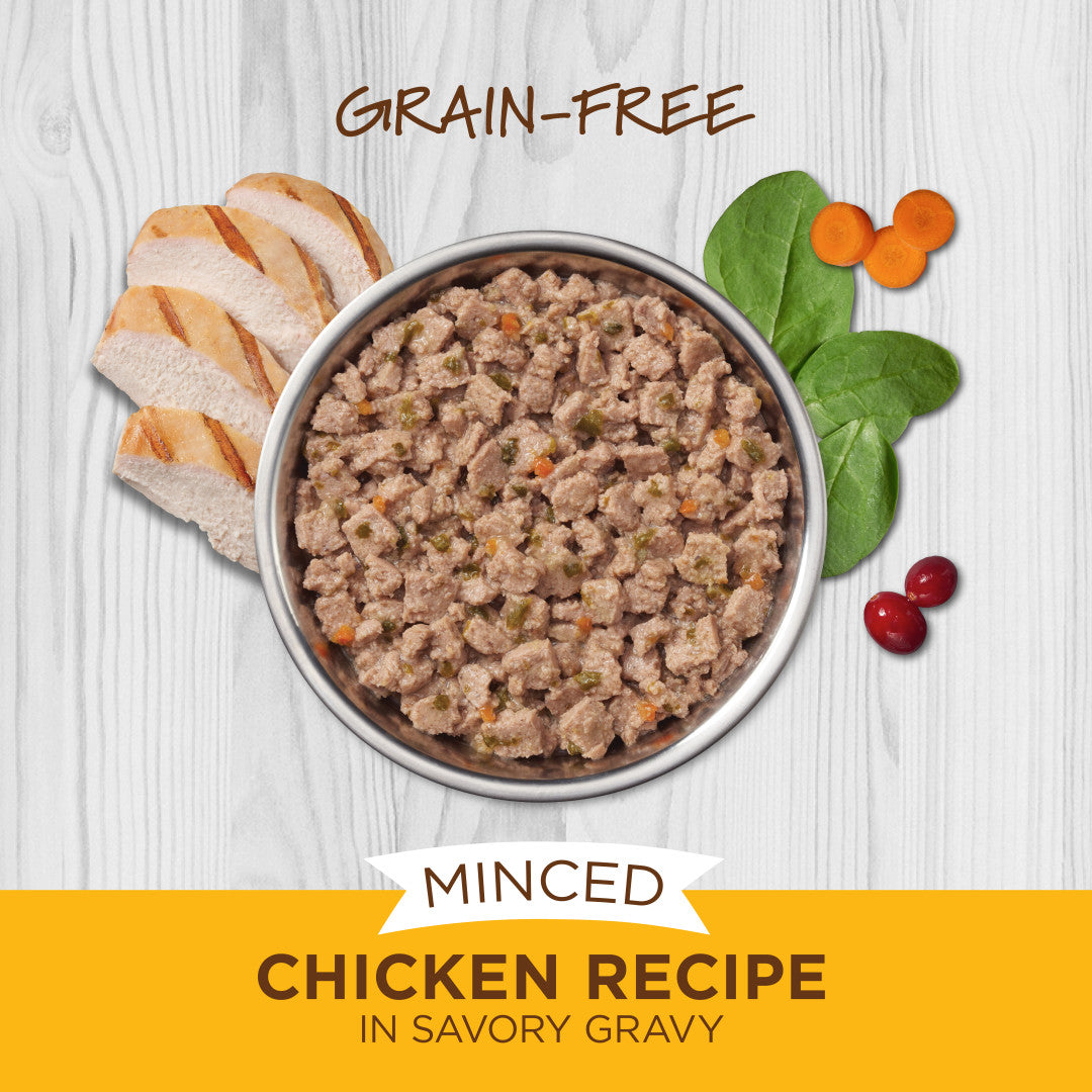 Instinct Grain-Free Minced Recipe with Real Chicken Wet Cat Food Cups