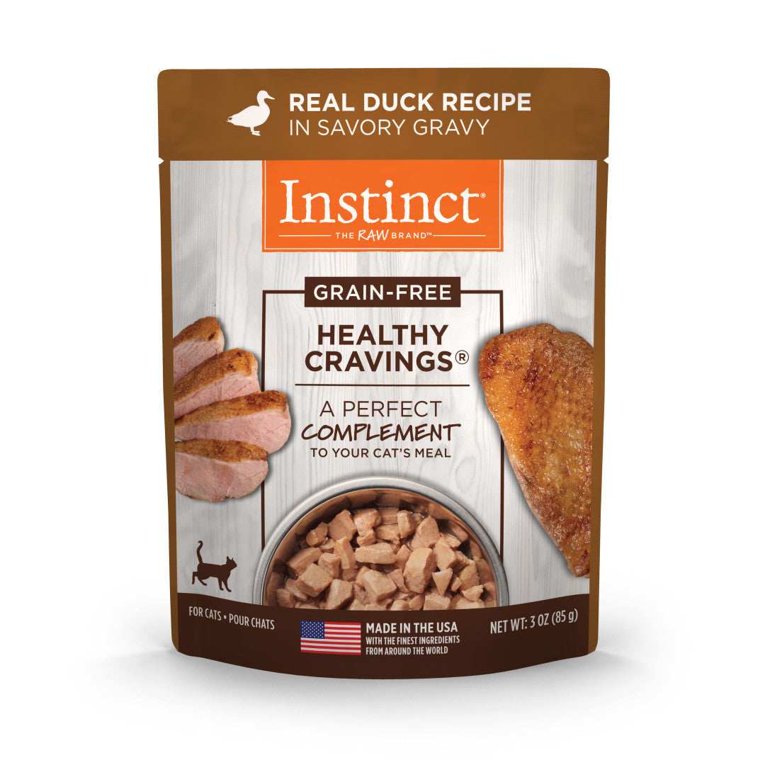 Instinct Healthy Cravings Grain-Free Real Duck Wet Cat Food Topper