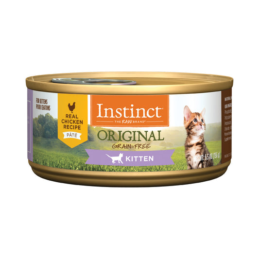 Instinct Original Grain-Free Pate Real Kitten Recipe Canned Cat