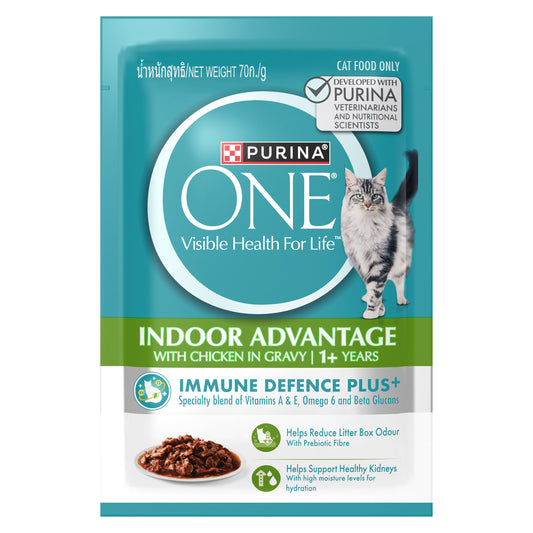 Purina One Adult Indoor Advantage Chicken Wet Pouch