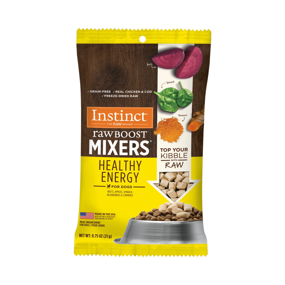 Instinct Freeze-Dried Raw Boost Mixers Grain-Free Energy Dog Food Topper