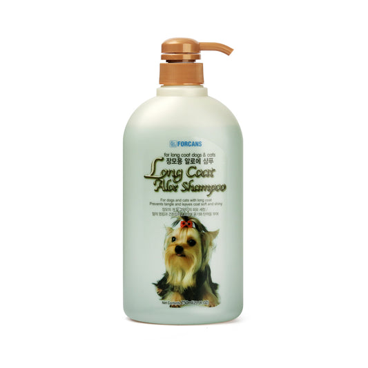 Forcans Long Coat Aloe Shampoo for Cats & Dogs