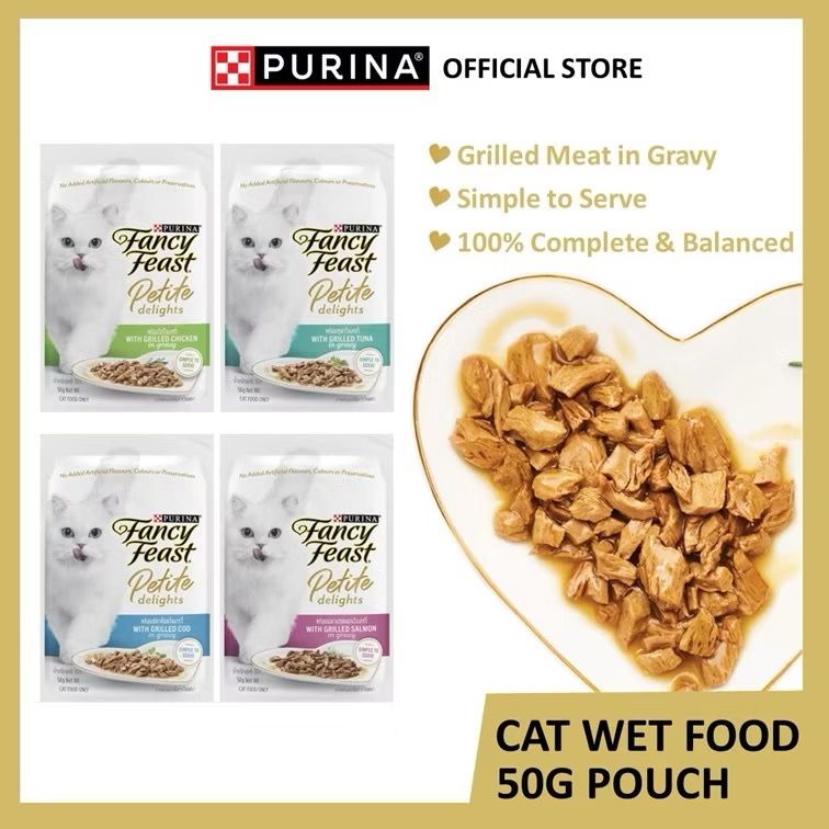 Fancy Feast Petite Delights Cat Pouched Food