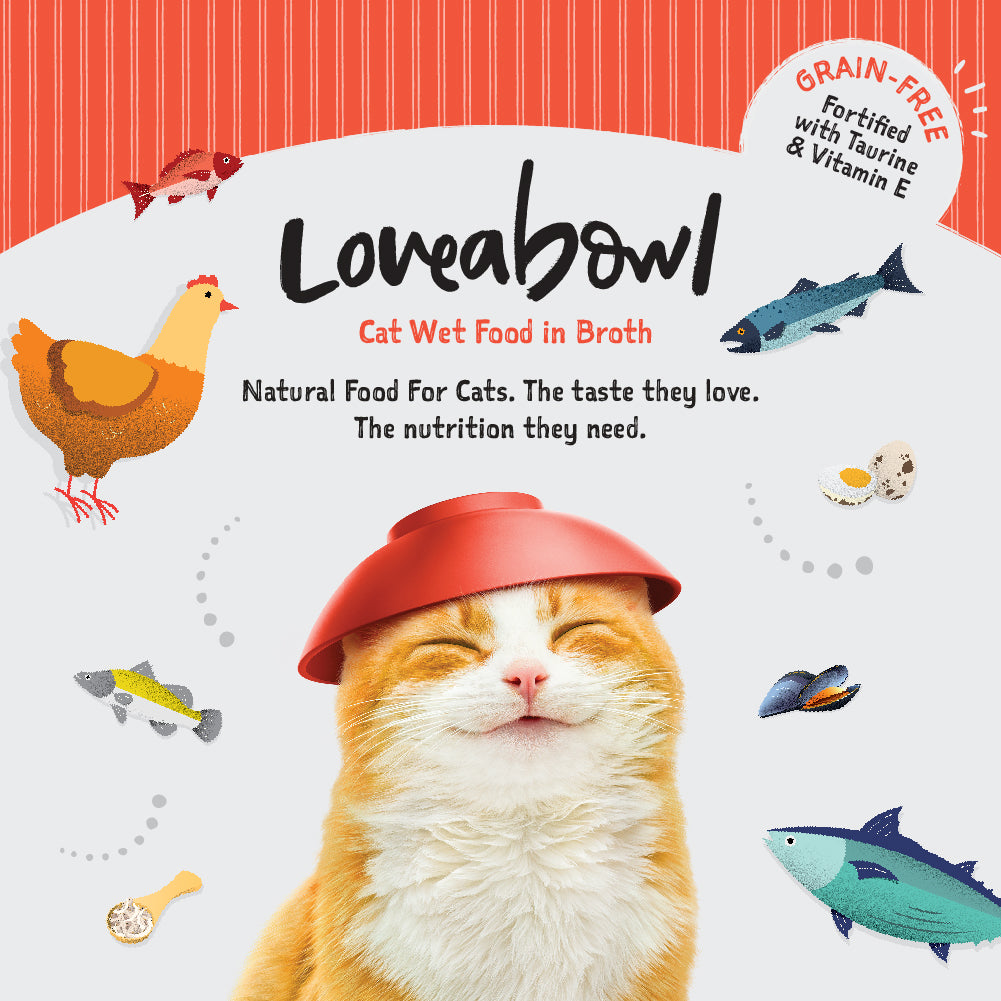 Loveabowl Tuna Ribbon Broth Cat Canned Food (70g)