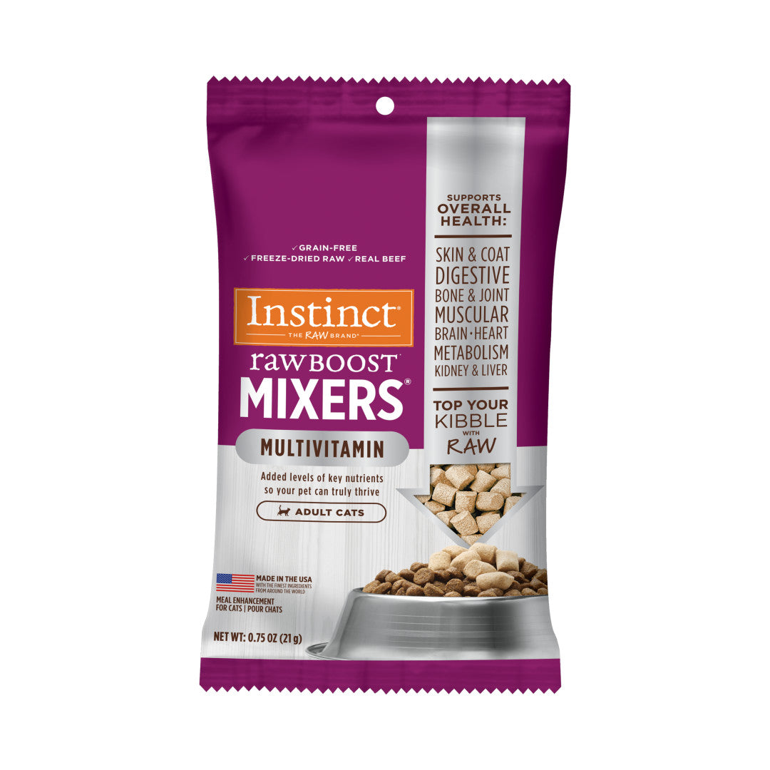 Instinct Freeze-Dried Raw Boost Mixers Grain-Free Multivitamin for Adult Cats Food Topper