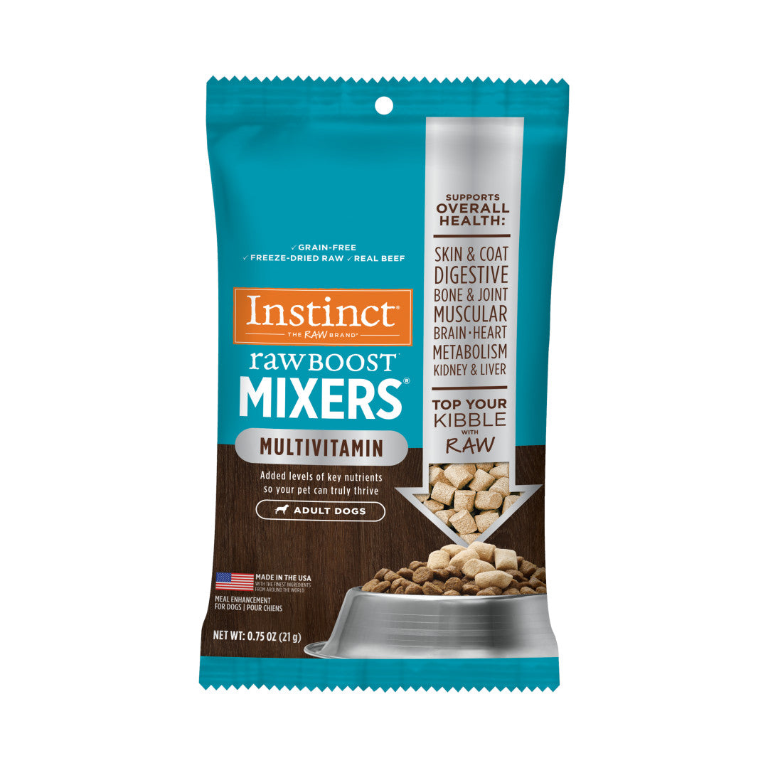 Instinct Freeze-Dried Raw Boost Mixers Grain-Free Multivitamin for Adult Dogs Food Topper