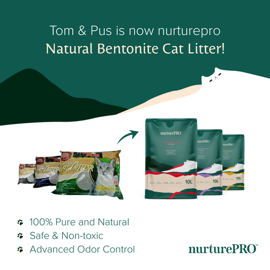 nurturePRO Natural Bentonite Cat Litter 10L