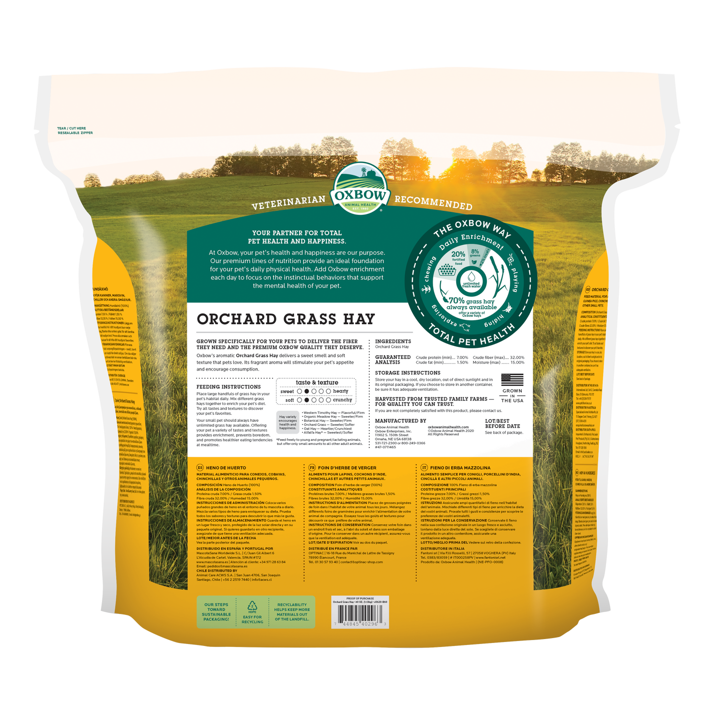 Oxbow Orchard Grass Hay 15oz