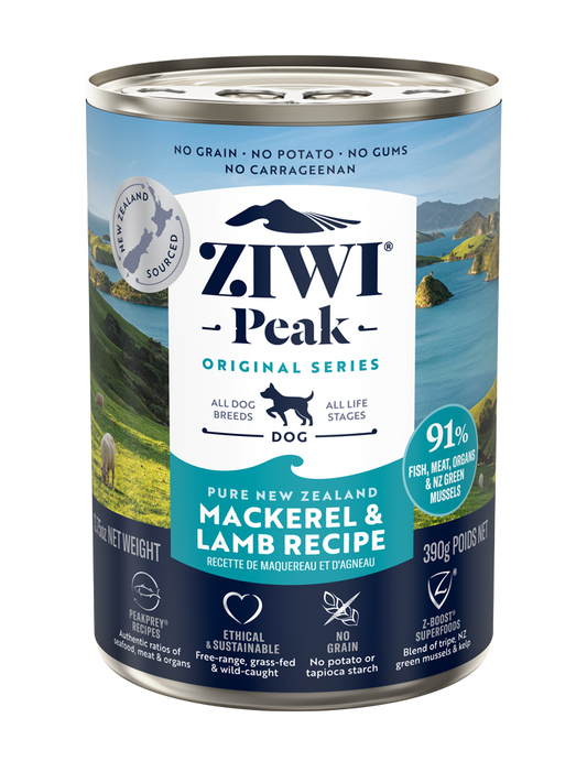 ZIWI Peak Mackerel & Lamb Canned Dog Food