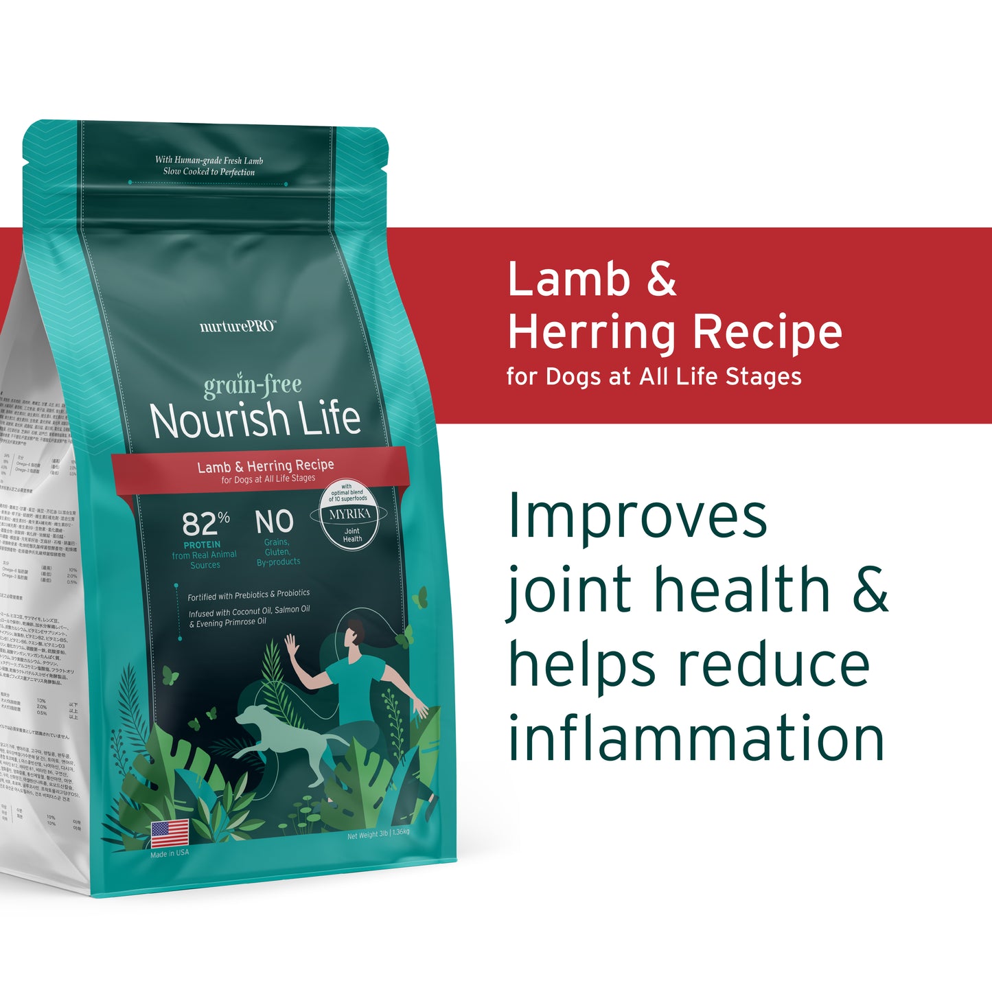 nurturePRO Nourish Life Grain-Free Lamb & Herring Recipe For Dogs