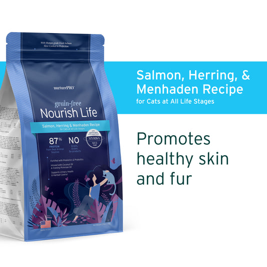 nurturePRO Nourish Life Grain-Free Salmon, Herring, & Menhaden For Cats